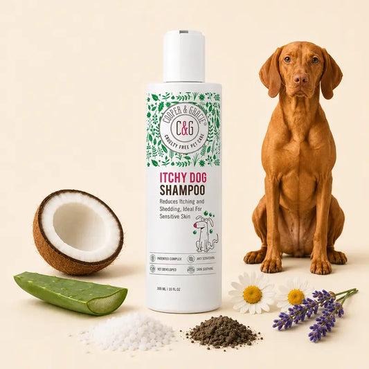 Cooper and Gracie Dead Sea Dog Shampoo for Itchy Skin – 300ml | Soothes Irritation and Promotes Skin Hygiene