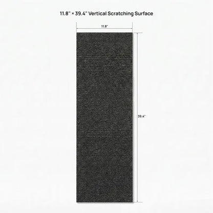 Indoor Cat Scratcher Mat - Wall-Mounted Self-Adhesive Vertical Panels with Cut-To-Fit Design, Non-Slip, Upright Height for Cabinets & Furniture Edges, Helps Protect High-Use Scratch Zones, Scratch Pad
