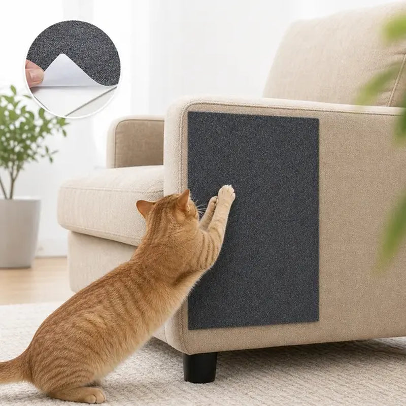 11.85In*39.3In Anti-Scratch Tape Home Decor, Easy-Install Sticky Pad for Furniture Protection, Iridescent Stained Glass Decorative Sticker for Leather Couch Arms, Corners & Windows