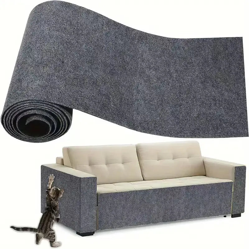 11.85In*39.3In Anti-Scratch Tape Home Decor, Easy-Install Sticky Pad for Furniture Protection, Iridescent Stained Glass Decorative Sticker for Leather Couch Arms, Corners & Windows