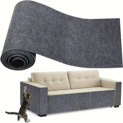 11.85In*39.3In Anti-Scratch Tape Home Decor, Easy-Install Sticky Pad for Furniture Protection, Iridescent Stained Glass Decorative Sticker for Leather Couch Arms, Corners & Windows