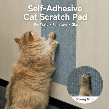 11.85In*39.3In Anti-Scratch Tape Home Decor, Easy-Install Sticky Pad for Furniture Protection, Iridescent Stained Glass Decorative Sticker for Leather Couch Arms, Corners & Windows